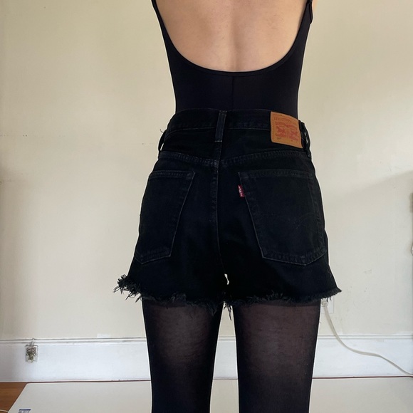 Black Levi’s Jean Shorts - Picture 2 of 6